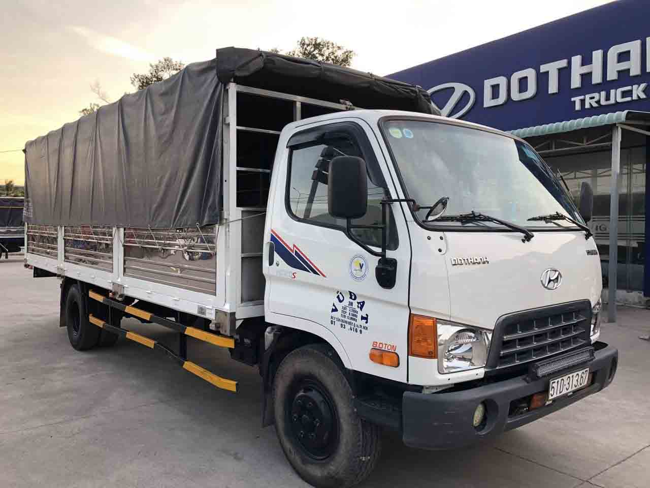 Xe tải thùng Hyundai HD170 8 tấn đăng ký T52018 